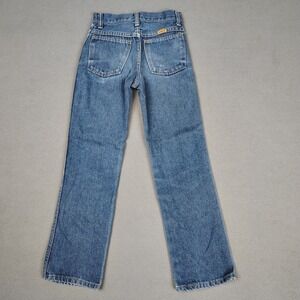 Vintage 60s Rustler Jeans Boys 10 *Fits 4* Blue Denim Cowboy USA Made 23" Leg
